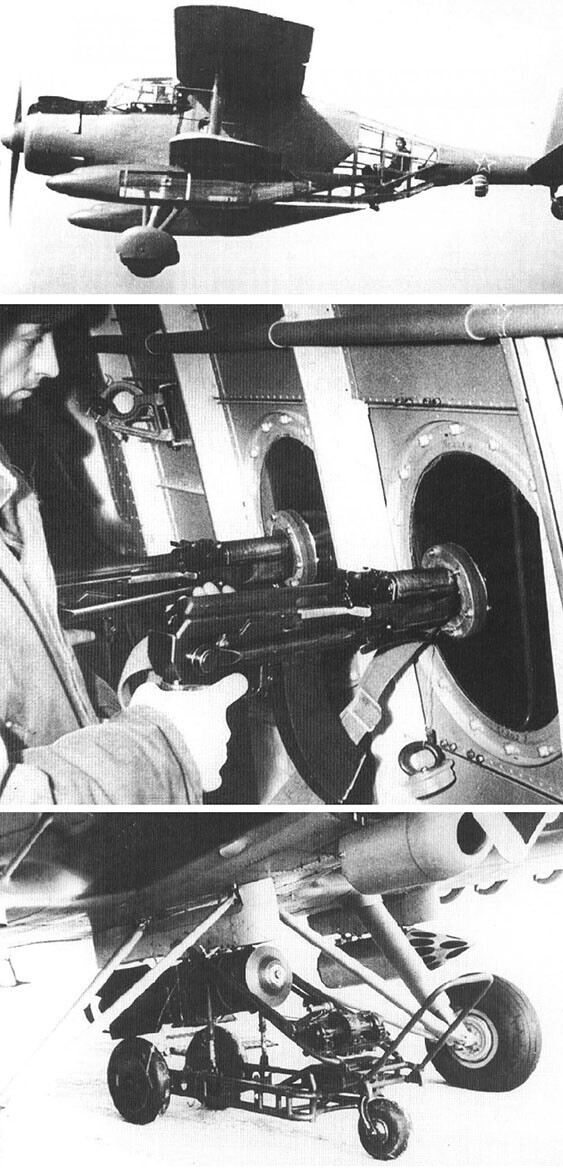 Зимой 1963-64 гг. на аэродроме ГК НИИ ВВС в Чкаловском проходил испытания Ан-2 No.1028-19, оснащенный вооружением для поражения наземных целей