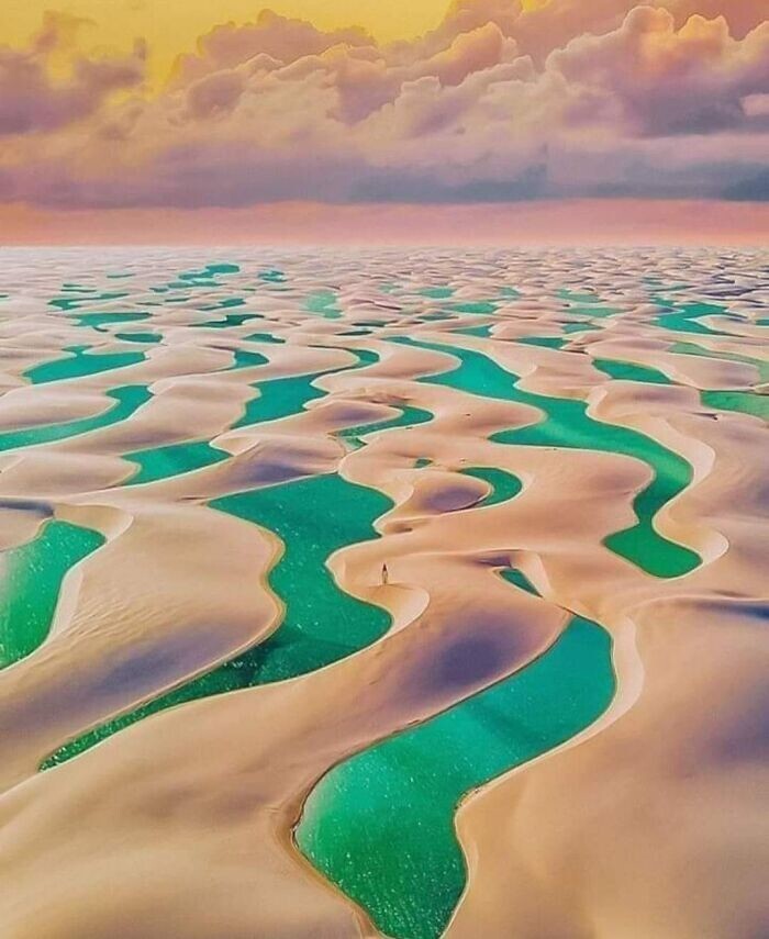 18. Бразилия, изумрудные песчаные дюны