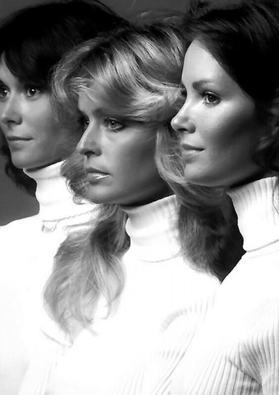 Фарра Фосетт, Кейт Джексон и Жаклин Смит: «Ангелы Чарли», 1976 год