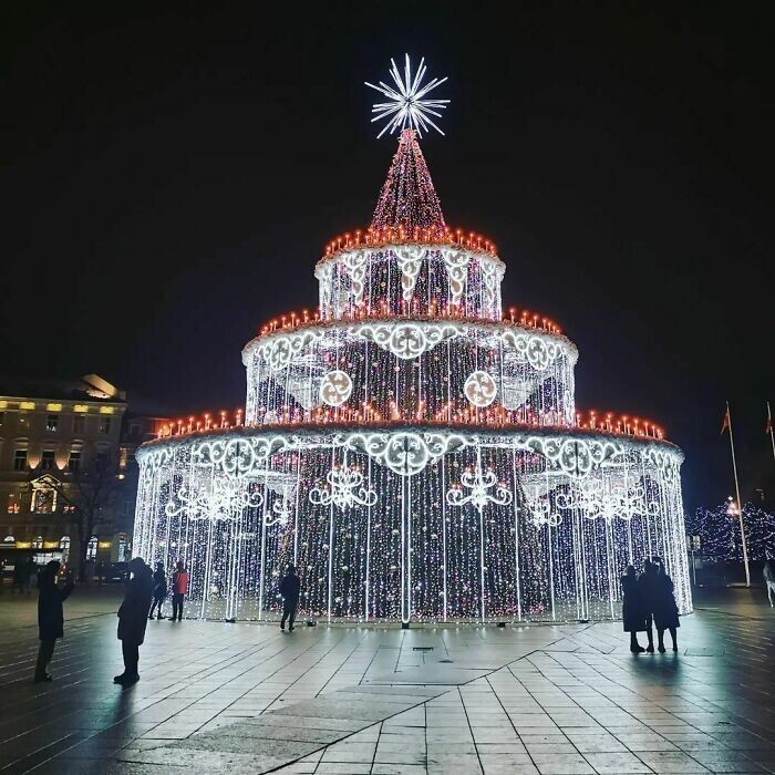 27. Новогодняя елка в Вильнюсе