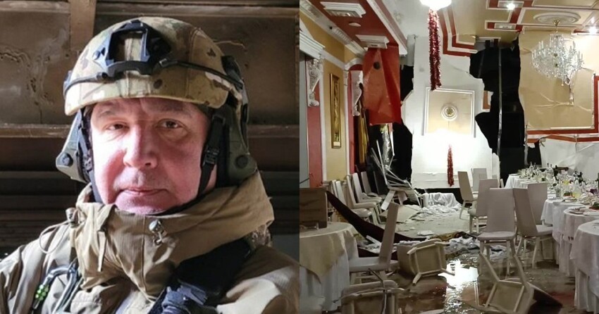 При обстреле Донецка ранило Рогозина, отмечавшего в ресторане день рождения