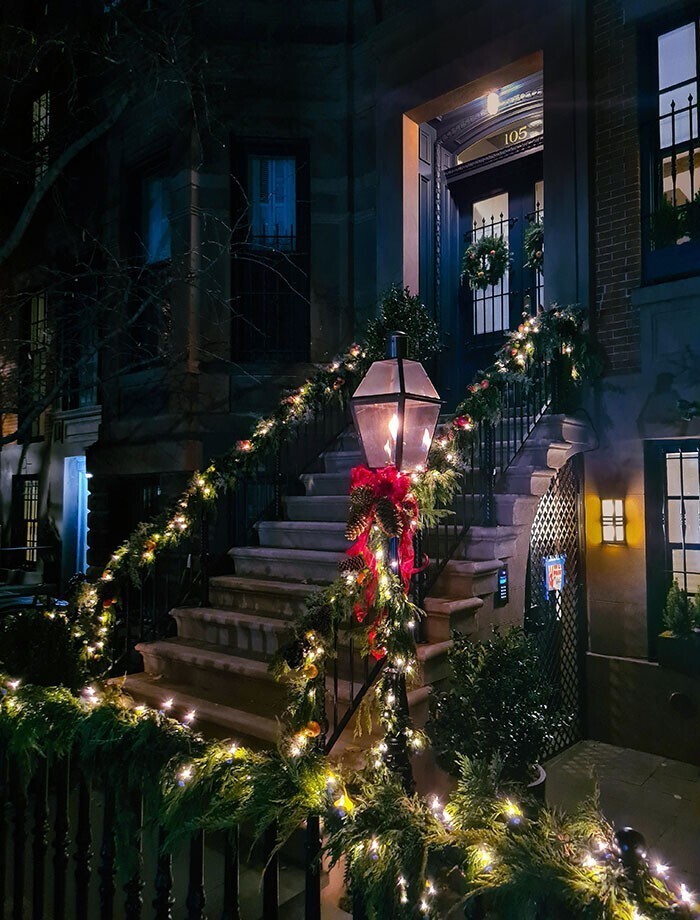 Рождественский дух в Нью-Йорке