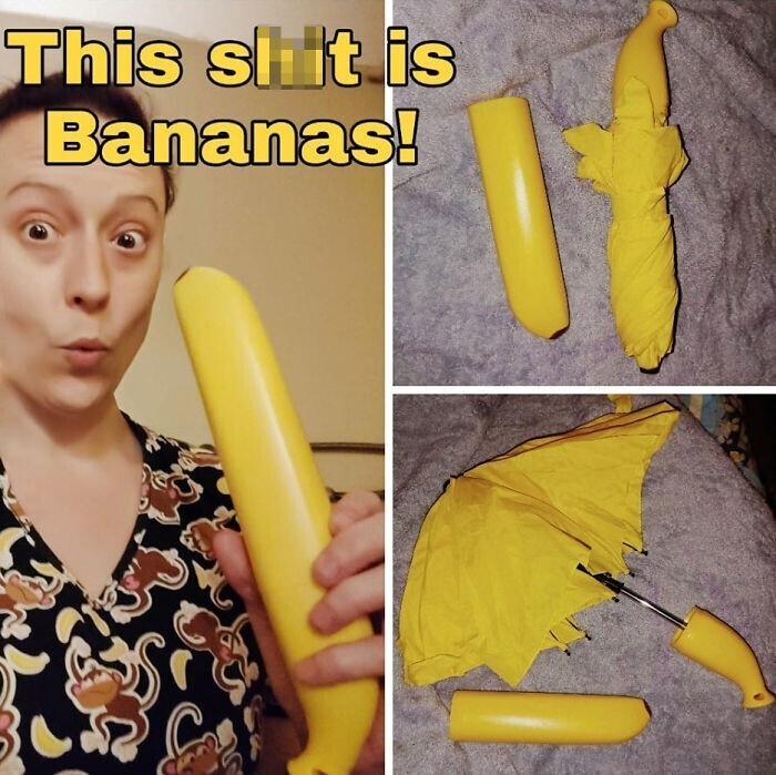 Зонт в виде банана