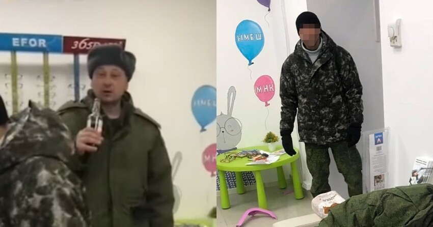 "Мы за тебя пошли воевать!": два пьяных мобилизованных разгромили салон оптики в Новосибирске