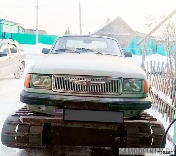Самодельный гусеничный вездеход