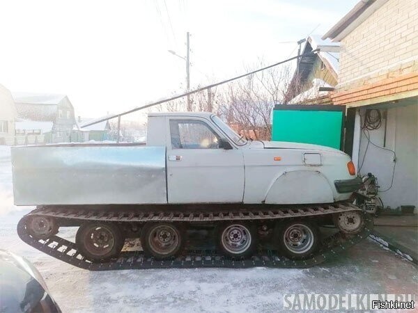 Самодельный гусеничный вездеход