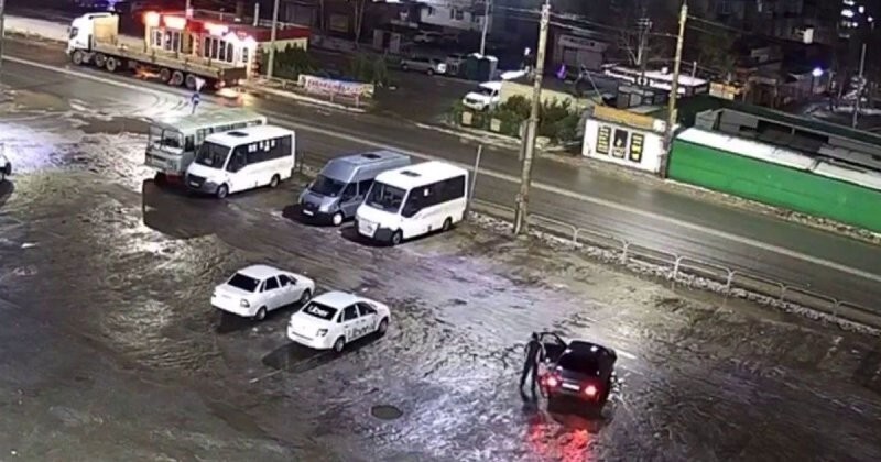 В Сызрани водитель скрылся после ДТП, сделав "полицейский разворот"