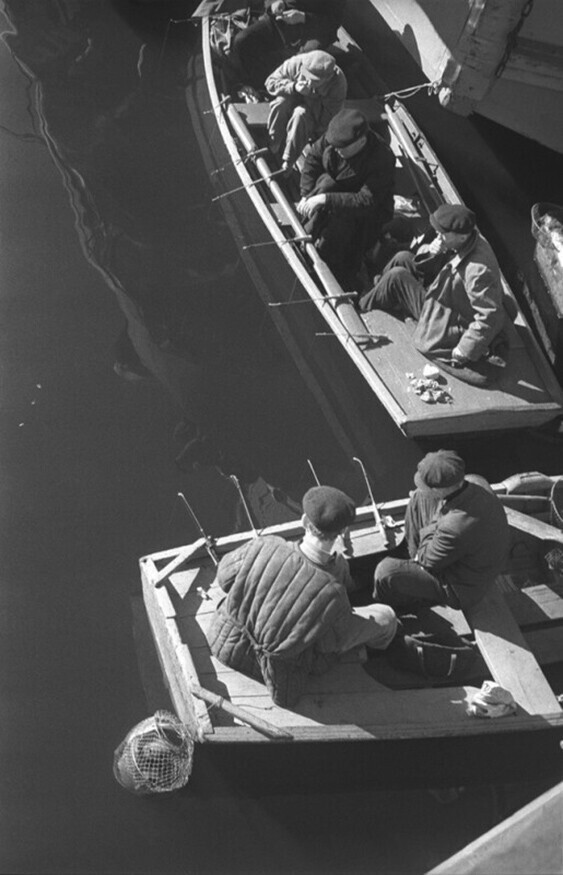 Рыбаки. СССР, 1950 год