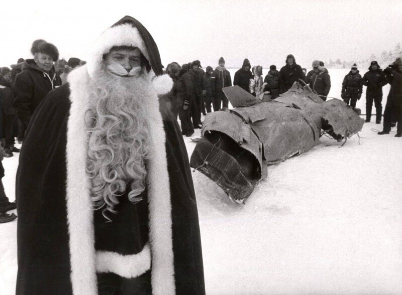 Советская крылатая ракета П–5 случайно залетела в Финляндию и упала на лёд озера Инари. 28 декабря 1984 года