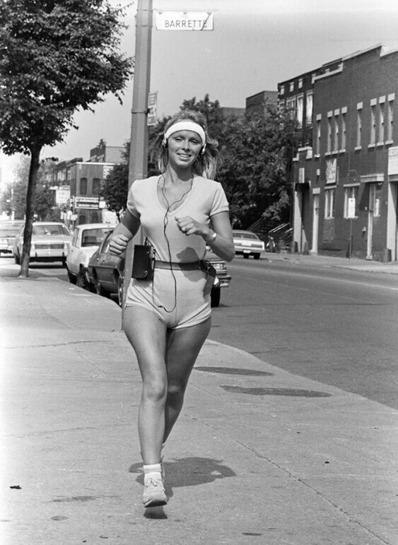 Бег трусцой с Walkman, Монреаль, 1982 год