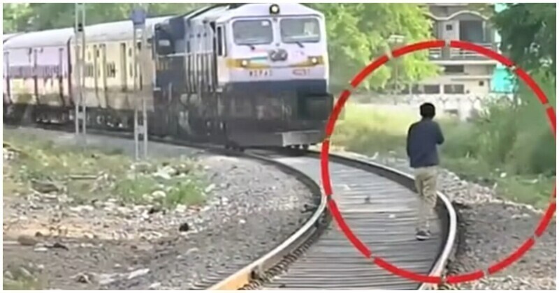 Машинист поезда преподал незнакомцу болезненный урок