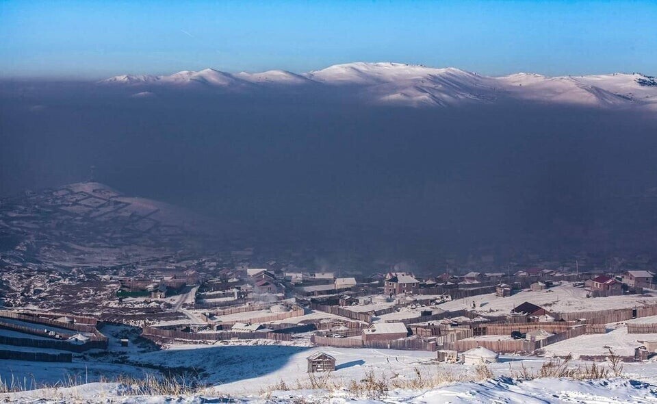 Загрязнение воздуха в столице Монголии