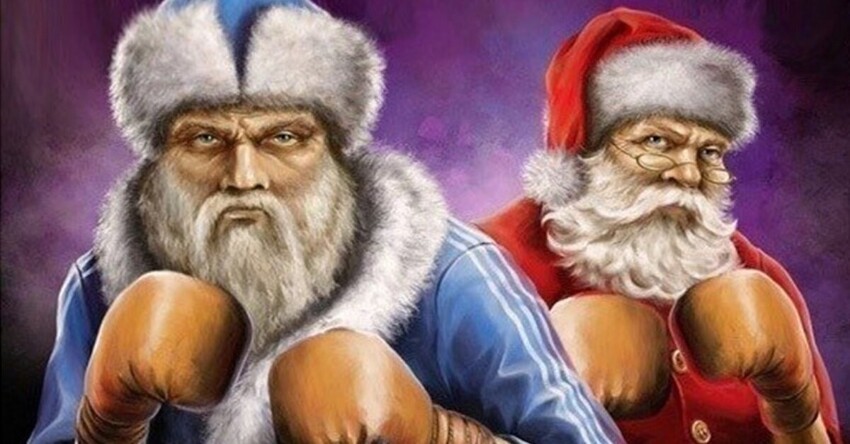 Почему наш Дед Мороз мчится на тройке, а их Санта использует оленью упряжку?