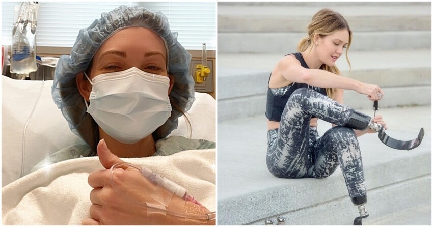 Девушка лишилась обеих ног после того, как почувствовала симптомы гриппа, но не сдалась - и стала спортсменкой
