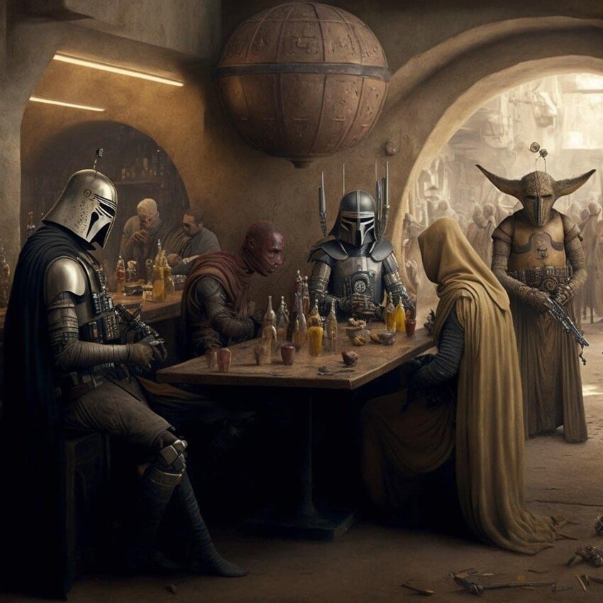 Как могли бы выглядеть герои «Звёздных войн» в средневековом сеттинге