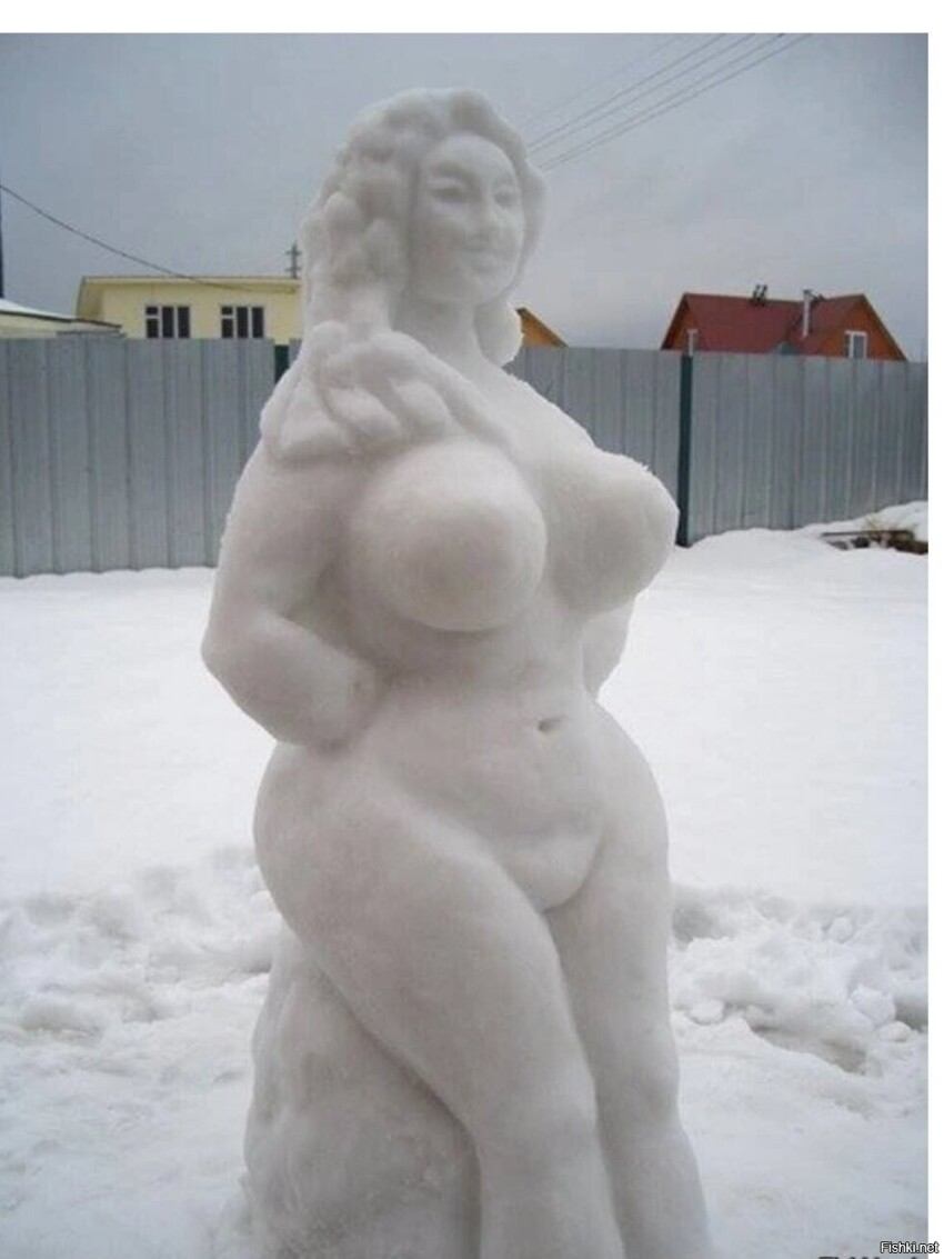 снежная баба голая фото 6
