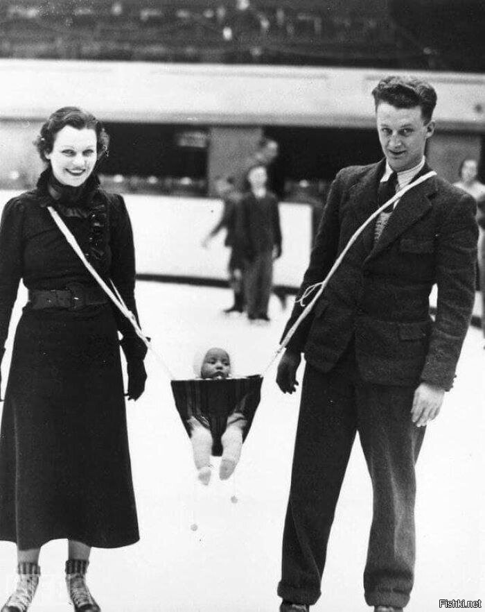 Изобретенный в 1937 году хоккеистом, этот держатель для младенцев должен был ...