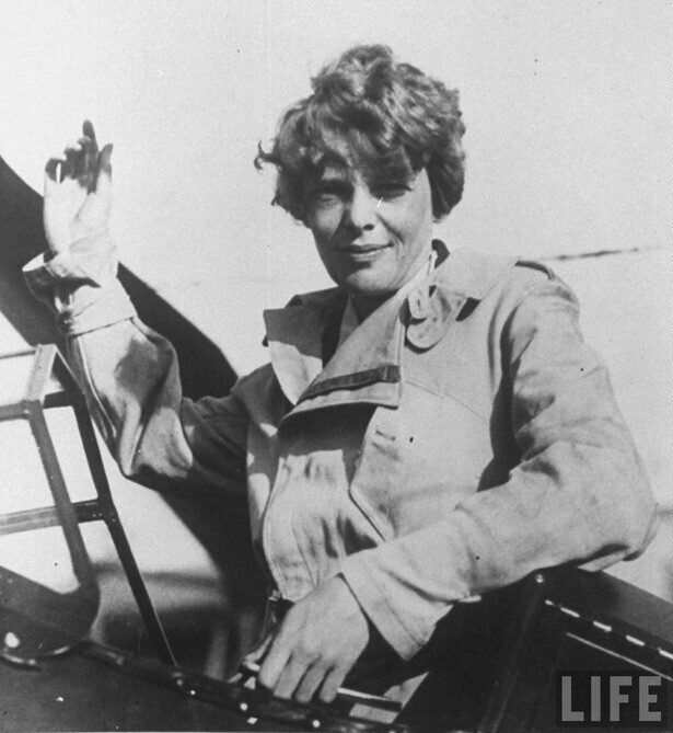 Амелия Эрхарт - первая женщина-пилот