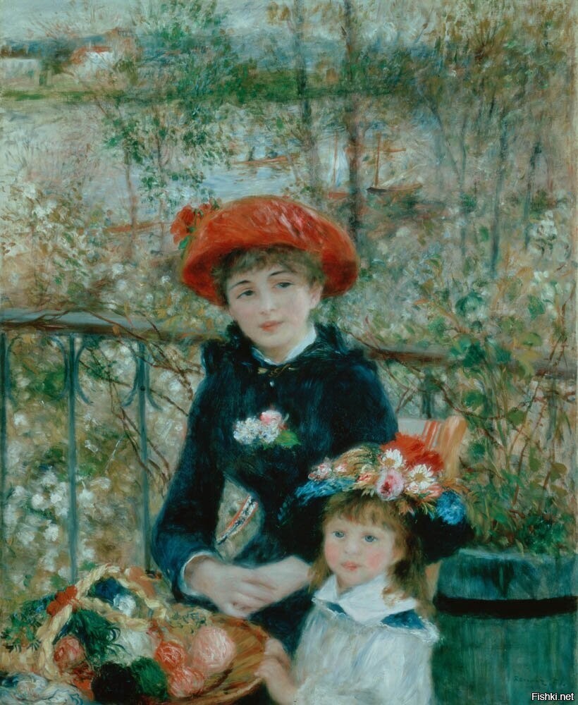 Немного классики 1881 год Пьер Огюст Ренуар «Две сестры» 