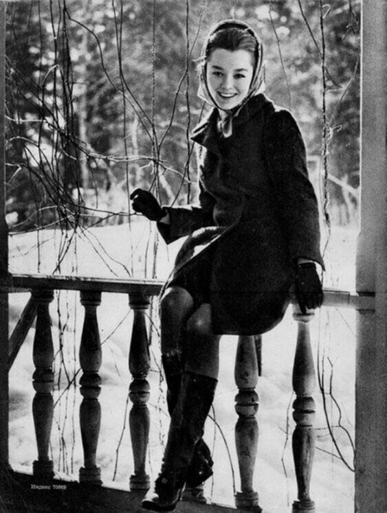 Актриса Анастасия Вертинская, 1966 год