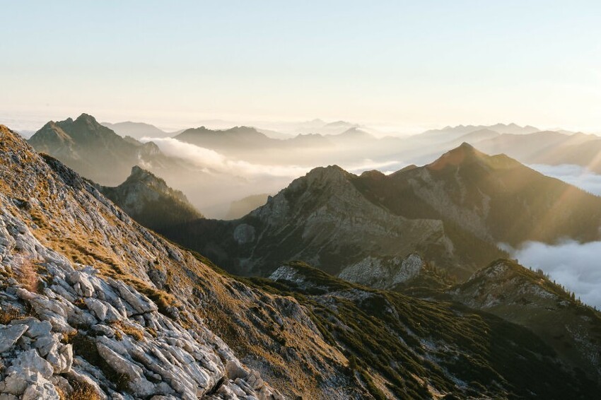 28. Рассветная прогулка в Аммергауэрских Альпах, Германия