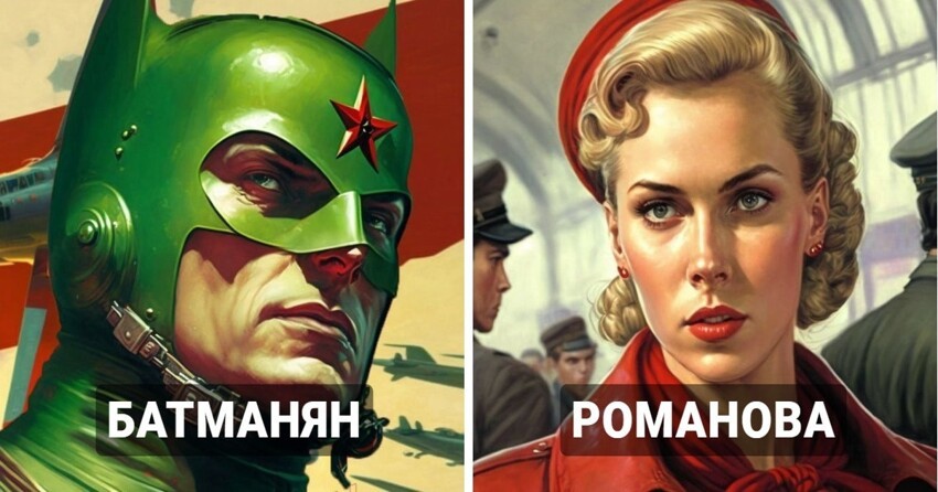«Товарищ Старков — ударник труда»: как выглядели бы супергерои, если бы жили в СССР