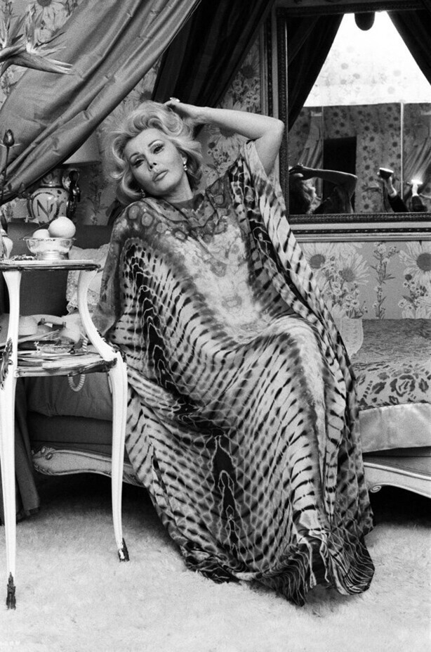Январь 1973 года. Американская актриса Жа Жа Габор. Фото Eddie Sanderson.