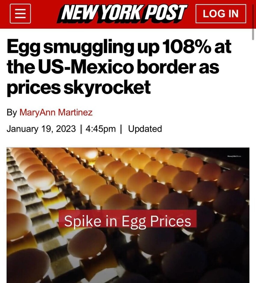 Яйцебароны. Как яйца в США стали альтернативной валютой