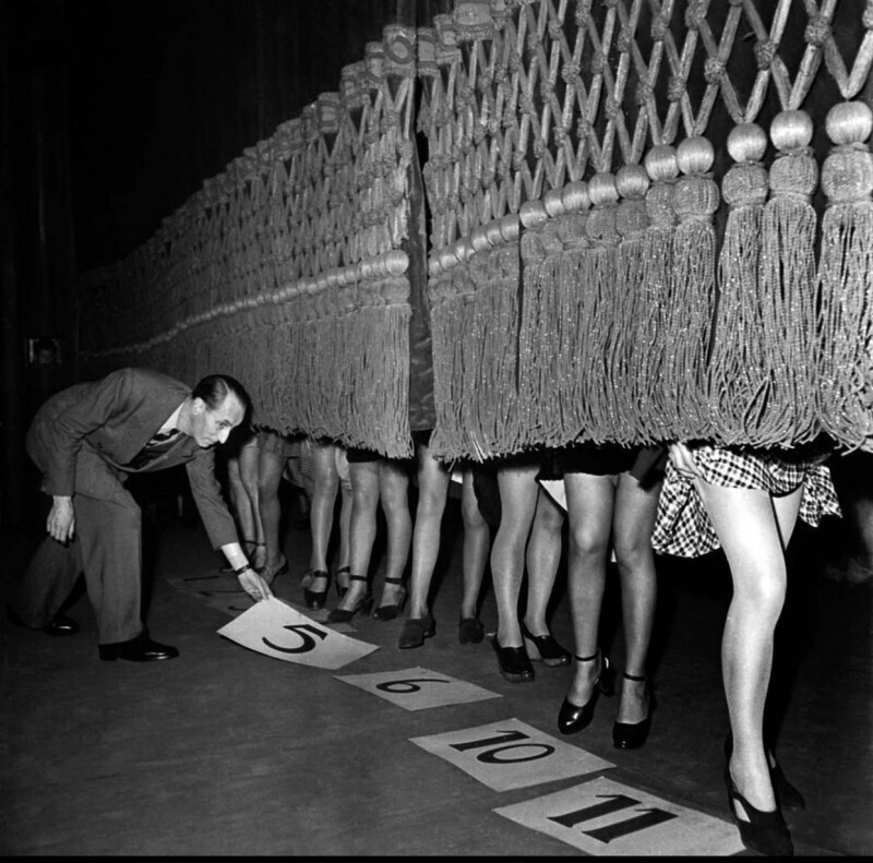 Конкурс «Самые красивые ноги» в Париже, Франция. 1950 год