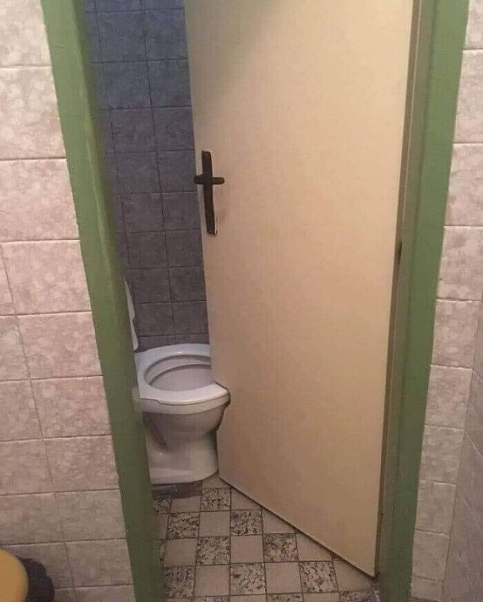 Туалет в разрезе