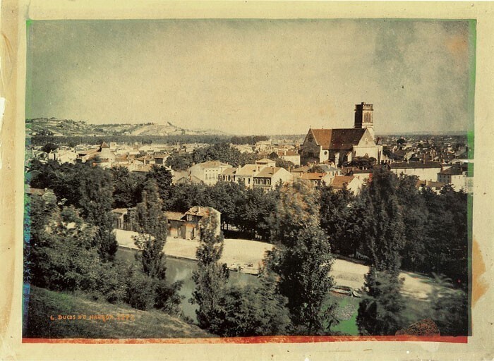 Первый цветной пейзажный снимок (1877)