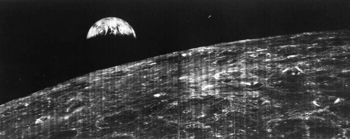 Первый снимок Земли с Луны (1966)