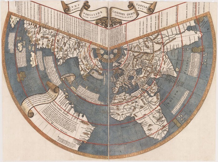 5. Карта мира Иоганна Рюйша