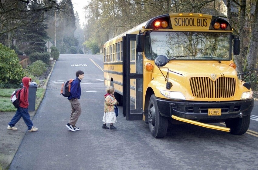 Почему дети в США ездят в школу на школьных автобусах