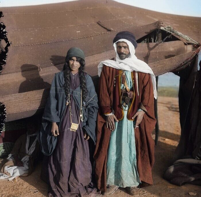 Пара бедуинов, 1898 год
