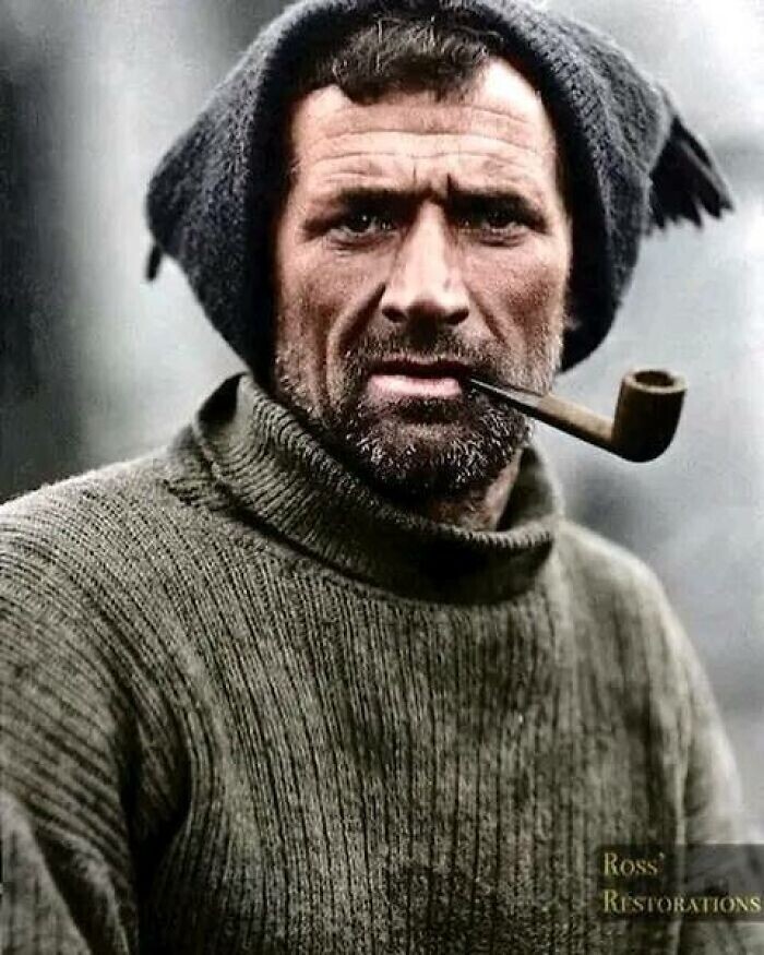 Ирландский моряк и путешественник Том Крин в 1915-м, во время антарктической экспедиции