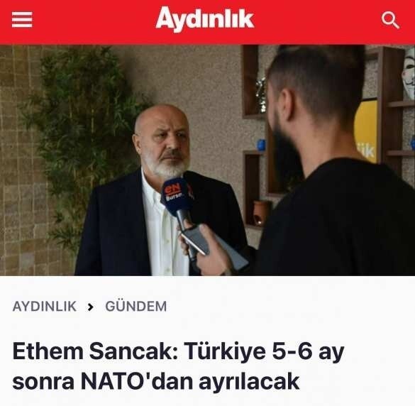 Турция покинет НАТО через 5-6 месяцев