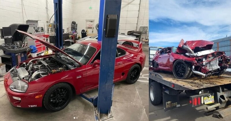 В Колорадо автомеханик разбил мощную Toyota Supra во время тест-драйва