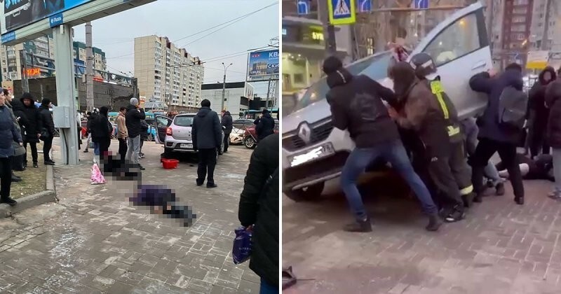 Авария дня. Пожилая женщина на «Рено» сбила пять человек в Петербурге