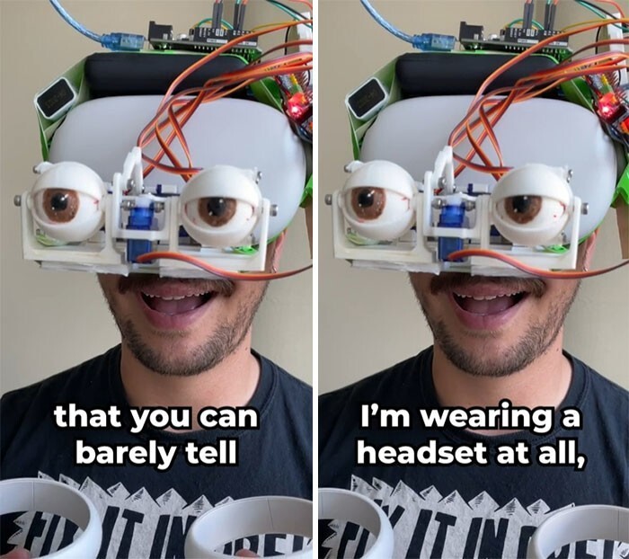 28. "Я напечатал глаза для своего VR-шлема"