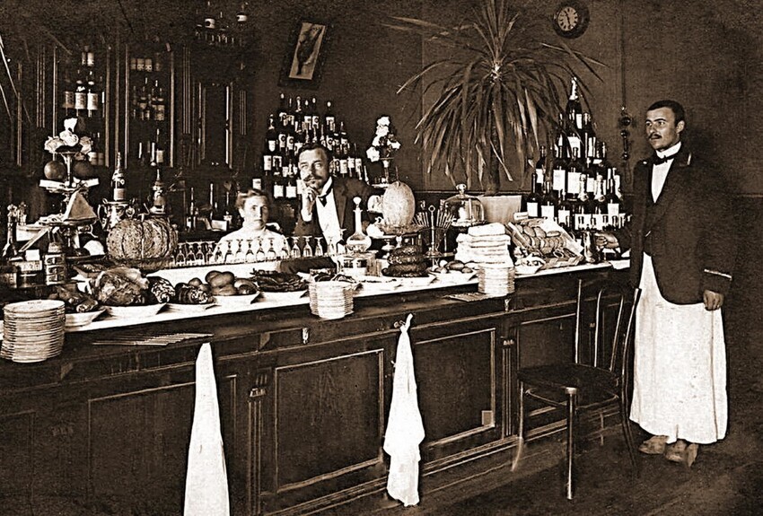 Костромской буфет в 1890-х годах