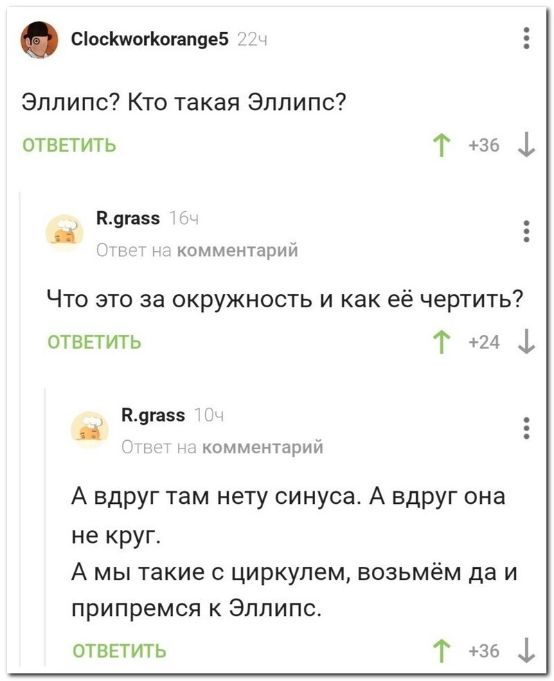 Скрины из соцсетей