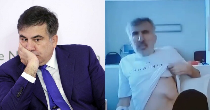 "Я отдал Грузии все свои знания": похудевший на 45 кг Саакашвили показал рёбра, но суд не растрогал