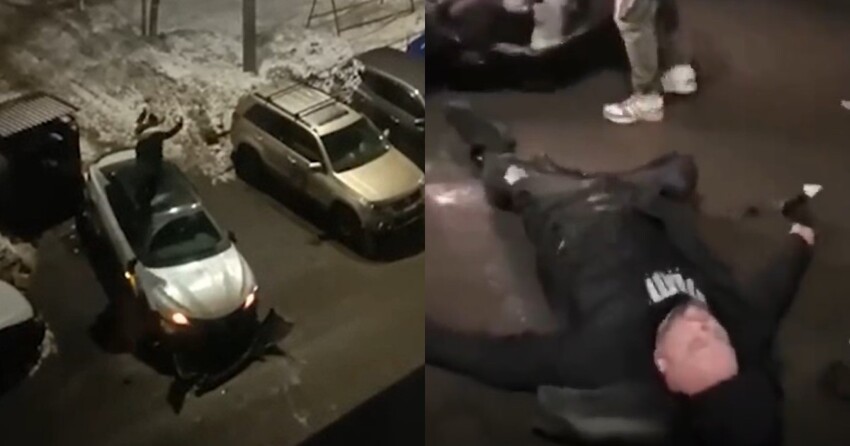 "Он знает, за что": в Нижнем Новгороде женщина избила и переехала на машине мужа-изменщика