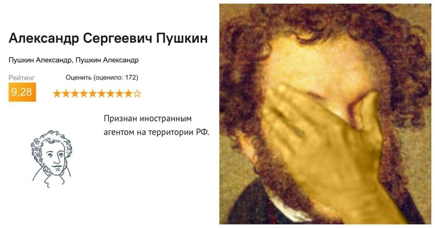Книжный онлайн-магазин «Лабиринт» записал в иноагенты Толстого, Пушкина и Маршака