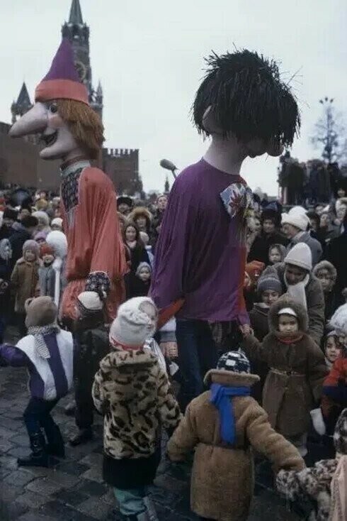 Праздник Рождества Христова, Москва, Васильевский спуск, 1992 год
