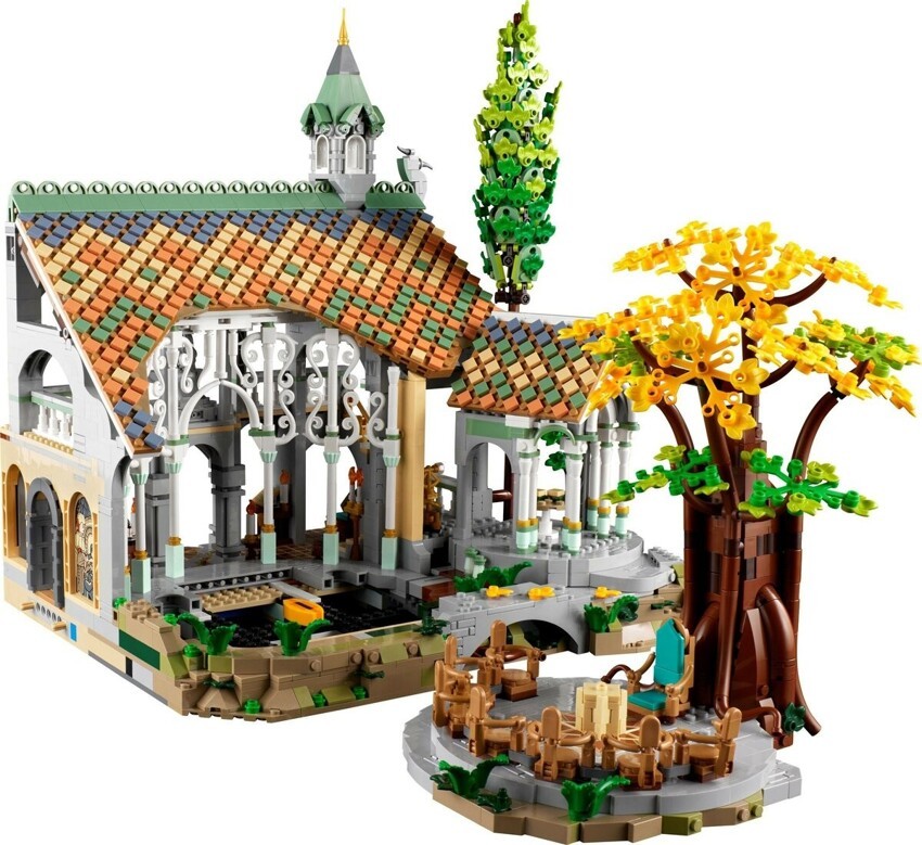 6 000 деталей: LEGO представила набор по «Властелину колец» с Ривенделлом