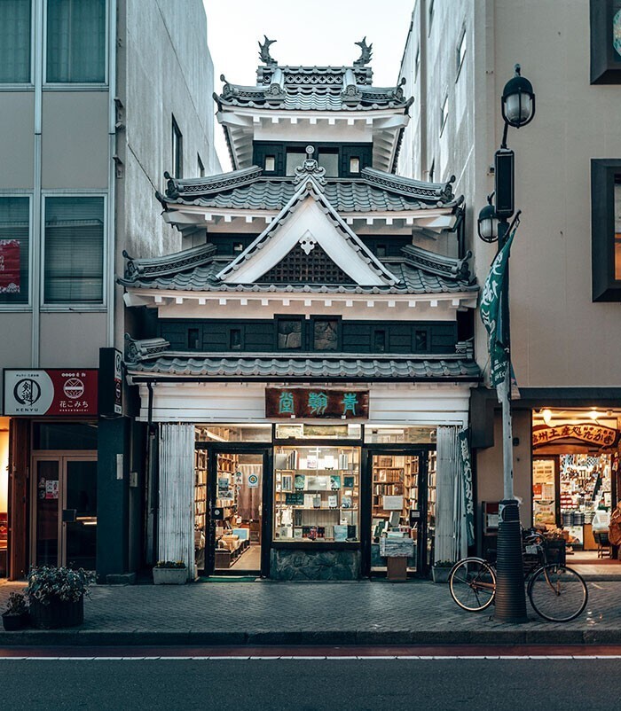 Книжны магазин в городе Мацумото
