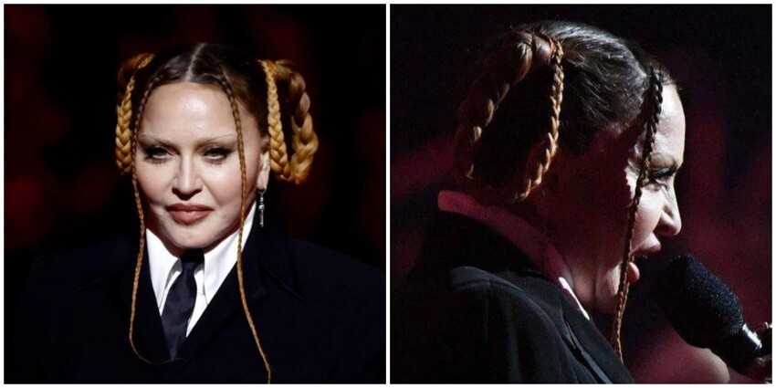 На премии "Грэмми" Мадонна показала своё новое лицо и подняла волну шуток в сети