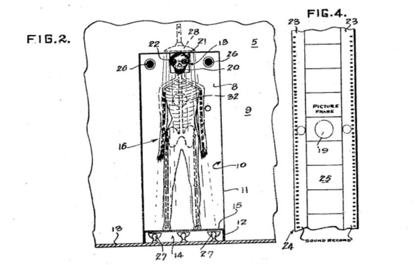 Лихие изобретения бурных 1920-х: скелет, который запугивает преступников до признания вины